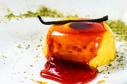 Imagen de Flan con Caramelo de Cocido Quemado de Yerba Mate Imagen de Flan con Caramelo de Cocido Quemado de Yerba Mate